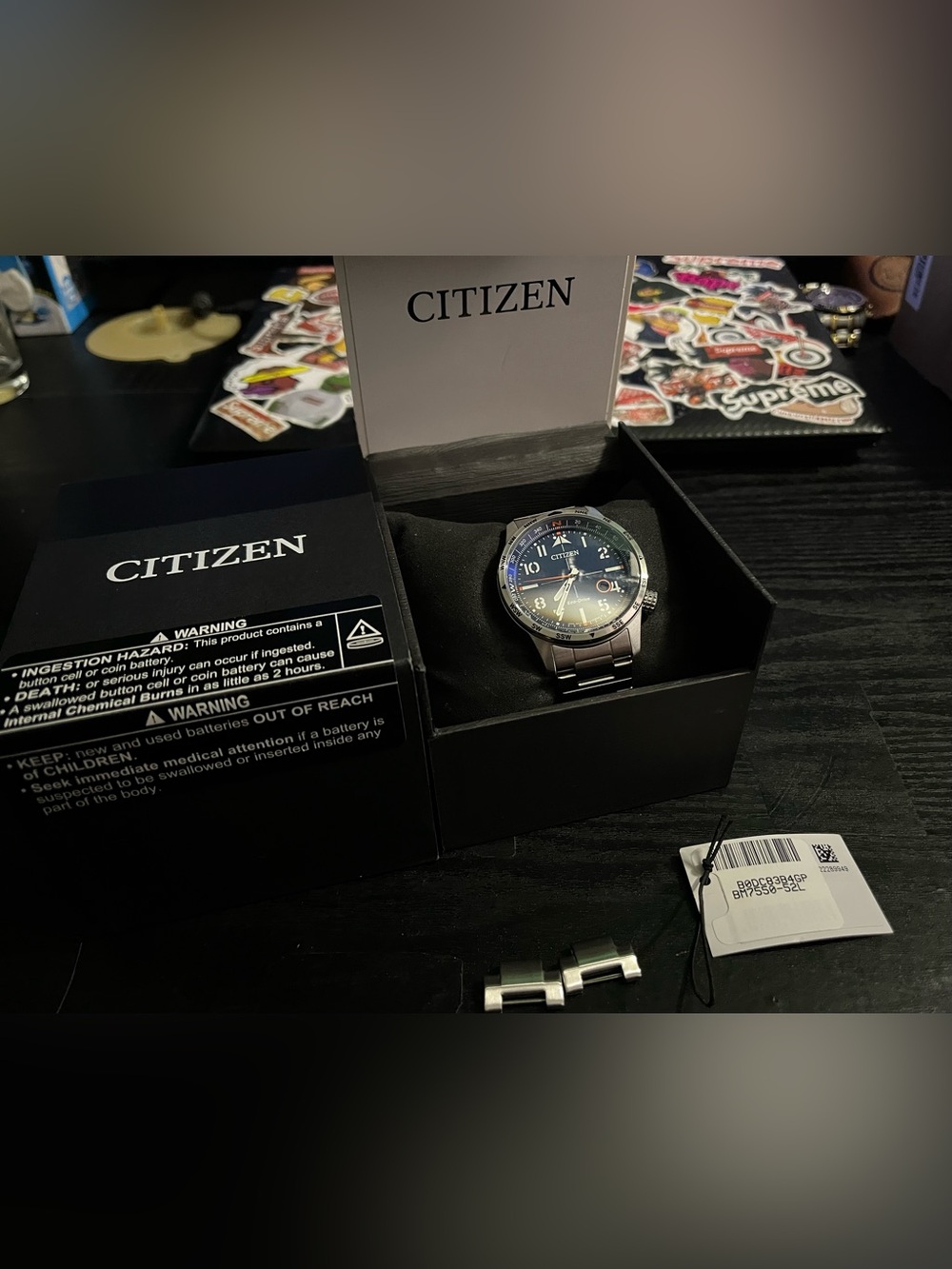 Citizen Eco-Drive Weekender Blue Dial Watch BM7550-52L - Picture 10 of 10